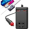 Generico Inverter Auto | Convertitore 220V per Veicoli - Adattatore Batteria Caricatore Portatile Per Camion Viaggi