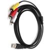 SEAYACK Cavo Adattatore AV da USB A 3RCA Flessibile da 150 Cm per PC HDTVs E Sistemi Intrattenimento Domestico