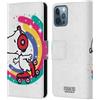 Head Case Designs Licenza Ufficiale Peanuts Skating Colorato Snoopy Passeggiata Aerografata Custodia Portafoglio in Pelle Compatibile con Apple iPhone 12 / iPhone 12 PRO