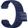 Upeak Nylon Cinturino 20mm Compatibile con Samsung Galaxy Watch 7 6 5 4 FE Cinturino 40mm 44mm - Garmin Vivoactive 5 3, Cinturini per Galaxy Watch 5 Pro 6 Classic 4 Classic 3 41mm, Blu