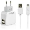 Fonex TCTPCUSB34AWN Caricabatterie con Cavo, Bianco