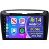 Faozhuo Android 14 Autoradio per Lancia Ypsilon 2012-2020 con Carplay Android Auto, 9 pollici HD TouchScreen Schermo Navigatore con Bluetooth WiFi GPS RDS FM Schermo diviso(4+64GB 8Core)