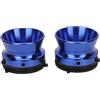 Topiky Adattatori per Mozzi Nab per Studer per Akai per Adattatori per Mozzi Nab da 10 Pollici Apri in Alluminio Lucidato Blu Adattatori per Mozzi Nab Universali, 1 Paio