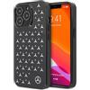 Mercedes-Benz Mercedes MEHCP13LESPBK - Custodia per iPhone 13 PRO / 13 6,1, Motivo: Stelle argentate