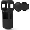 VOANZO Custodia protettiva antigraffio in silicone compatibile per Insta360 ONE RS 1-inch 360 Edition Panoramic Action Camera (nero)