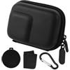 TPTGIAR Mini custodia per fotocamera DJI OSMO Action 5 Pro/Action 4/Action 3, mini borsa portaoggetti per GoPro Hero 13/12 con copriobiettivo in gomma, accessori per fotocamera portatili
