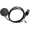 vhbw stazione di ricarica USB compatibile con Garmin Enduro, 2 smartwatch - Docking station con cavo di ricarica, 100 cm nero