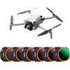 MINGVEN Set di filtri ND/PL per accessori DJI Mini 4 Pro, confezione da 6 - (ND8/PL, ND16/PL, ND32/PL, ND64/PL, ND256/PL, CPL) Set di filtri ND/PL per obiettivo della fotocamera compatibile con drone