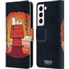 Head Case Designs Licenza Ufficiale Peanuts Snoopy Spettracolare Custodia Cover in Pelle a Portafoglio Compatibile con Samsung Galaxy S22 5G
