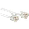 Value SECOMP Roline-Cavo Rj12 6P4C, 6 m, Colore: Bianco