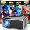 FUDONI Proiettore con WiFi e Bluetooth 4K supportato, aggiornati 18000L Proiettori di film all'aperto nativi 1080P FHD, videoproiettore per Home Theater, compatibile con HDMI/USB/iOS/Android/Windows