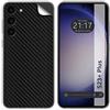 Tumundosmartphone Sticker Vinile Autoadesiva Trama Carbonio per Samsung Galaxy S23+ Plus 5G