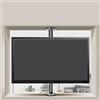 ECOLFE staffa da parete per tv, Schermo Girevole a 360 Gradi con Supporto da Pavimento, Base Girevole for Supporto TV con mensola Girevole for Parete divisoria, Adatto for Staffa for Montaggio a Parete for T