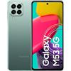 Samsung Galaxy M53 5G Smartphone Android Display 6.7¹ FHD+ Super AMOLED Plus, Batteria 5.000 mAh, RAM 6GB Memoria interna 128 GB espandibile², Green [Versione italiana] Esclusiva Amazon