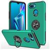 SORAKA Custodia per OPPO A12/AX7 con supporto ad anello invisibile e piastra metallica per supporto magnetico per auto Custodia robusta di grado militare Custodia protettiva antiurto