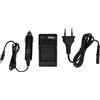 vhbw caricabatterie compatibile con Samsung SC-HMX10A, SC-MX10, SC-MX10A, SC-MX10P, SC-MX10R batterie di videocamera, reflex - Stazione di ricarica