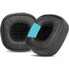 TaiZiChangQin MID ANC Cuscinetti auricolari di ricambio compatibili con Marshall MID ANC/Major III Wired/Major III Wired/Major III Wireless Cuffia Protein Pelle Nero
