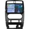 YUNTX [4GB+64GB] Autoradio 2 DIN Android 13 per Suzuki Jimny(2007-2015)-[Incorporato Carplay/Android Auto/DSP/GPS]-IPS 2.5D 9 Touch Screen-Camera+MIC-DAB/Mirror Link/Bluetooth 5.0/WiFi/USB/4G