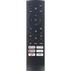 AULCMEET ERF3F90H Telecomando vocale sostitutivo compatibile con Hisense 4K OLED Smart TV 43A72GQ 43A71GQCH 43A72GQCH 43A60GEVS 43A7GQ 43A70GQ 43A71GQ 43A78GQNE 43A76GQ 43A77GQ 43A78GQ