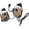 Earmor MOD3 Tactical Communication Hearing Protector for Team Wendy Helmets (Coyote Brown)