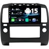 BXLIYER SXAUTO Android 15 IPS Autoradio Per Nissan Navara 3 D40 (2004-2010) - 4G+64G - Senza fili Carplay & Android Auto - LED Camera + MIC - DAB Fast-boot Volante 360-CAM AHD DSP Bluetooth - 2 Din 9 Pollici