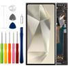 Duotipa Display OLED da 6,8 per Samsung Galaxy S24 Ultra SM-S928B, SM-S928E (nero con cornice) (con impronte digitali), display LCD touchscreen, montaggio con kit di strumenti di riparazione