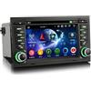 Erisin Android 14 8-Core 4GB+64GB DVD Autoradio per Audi A4 S4 RS4 8E B9 Seat Exeo 7 Schermo Tattile Supporto Navigatore GPS Incorporata CarPlay Android Auto DAB+ Bluetooth 5.0 DSP WiFi Canbus OBD2