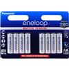Powery Batteria Panasonic Eneloop AA BK-3MCCE - Blister da 8