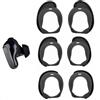 Wiki VALLEY Tappi ad ali in silicone per Bose QuietComfort Earbuds II e Ultra Earbuds, 3 paia di tappi auricolari di ricambio, colore nero, accessori antiscivolo