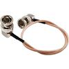 Eonvic, cavo coassiale RG179 da 75 Ohm con connettore BNC maschio ad angolo retto per fotocamere Hyperdeck BMCC BMPC, lunghezza 30 cm