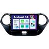 BXLIYER SXAUTO Android 14 IPS Autoradio Per Hyundai Grand I10 (2013-2018) Sat Nav - Senza fili CarPlay Android Auto - 4G+64G - Camera + MIC - DAB Volante 360-CAM DSP Dual-Bnad WIFI Bluetooth - 2 Din 9 Pollici