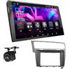 UGAR Autoradio UGAR Android 15 compatibile per VOLKSWAGEN Golf 7 2012+ 10 pollice Autoradio touchscreen con CarPlay wireless e Android Auto, 8GB+128GB, Bluetooth, WiFi, DSP, DAB+, navigazione GPS