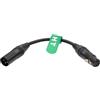 HangTon XLR 4 pin femmina a XLR 3 pin maschio adattatore cavo di alimentazione per batteria ARRI Alexa RED Canon Sony fotocamera luce 24 V 20 cm