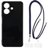 Shantime Custodia TPU con Tracolla/Collana a Spalla Compatibile con Ulefone Note 21, Cover Protettiva Antiurto con Laccio Regolabile