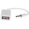 HEALSOPTHY Convertitore Audio Maschio USB per Auto Adattatore per USB Sonora Facile Trasportare Compatibile con Dispositivi