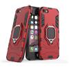 MaiJin LuluMain Compatibile con Apple iPhone 5, iPhone 5S, iPhone SE Cover, Custodia Armor Anello Cavalletto (Funziona con Il Supporto Magnetico per Auto) Case Paraurti (Rosso)