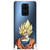 LA CASA DE LAS CARCASAS Custodia per Xiaomi Redmi Note 9 Ufficiale di Dragon Ball Goku Super Saiyan per proteggere il tuo cellulare Custodia per Xiaomi in silicone flessibile con licenza ufficiale Dragon Ball