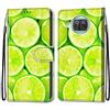 VQWQ Cover per Xiaomi Mi 10T Lite 5G, Custodia Portafoglio in Pelle PU Stampa Animale Slot per Schede Libro Supporto Cordino Chiusura Magnetica Cavalletto Flip Case per Maschio Donna-[DKS]-Limone