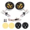 DriKou Tweeter di auto, 2 pcs 12v 150W Auto Mini Super Power Power Dome Audio Stereo Stereo Tweeeter ToudSpeaker Horn per tutti i sistemi audio automobilistici con alimentazione