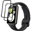 Koelaa 2 Pezzi Proteggi Schermo per HONOR Band 10, [Copertura Totale] Proteggi Schermo Ultra Sottile Antigraffio ad Alta Definizione