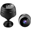 Cyrank Telecamera di Sicurezza Per Interni, Baby Monitor Telecamera Per La Casa Telecamera Per Porta Telecamera Minuscola Visione Notturna Rilevazione del Movimento Telecamere di Monitoraggio Remoto(bL)