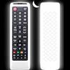 YAREETY Cover di ricambio per telecomando Samsung TV, universale, in silicone, con cordino, si illumina al buio