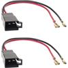 JUST SOUND best choice for caraudio Adattatore altoparlante su DIN compatibile con Opel Renault, Seat, VW Volvo, set da 2