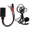 Akozon Modulo Audio per Auto per Porta Audio Clarion Cavo 1,5 M con Microfono Vivavoce Adattatore Audio per Cavo AUX in 5.0