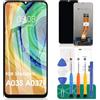 SRJTEK Sostituzione dello schermo LCD per Samsung Galaxy A03s, per Samsung Galaxy A03s, display LCD per Galaxy SM-A037F, SM-A037M, SM-A037G, SM-A037U, kit di riparazione per gruppi di digitalizzatori touch