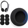 Voarmaks 3 paia di cuscinetti auricolari in schiuma compatibili con cuffie wireless Microsoft Modern USB-A, moderne cuffie con cavo USB-C, 65 mm, spessore 4-5 mm, cuscinetti per cuffie in schiuma ad