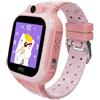 Cuifati Smart Watch per Bambini, Regali per Ragazze da 4 a 12 Ragazzi, 4G WiFi Voice Call HD Touch Screen Smartwatch, Supporto Telecamera Allarme Video Lettore Musicale SOS modalità Aula (Rosa)