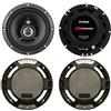 Generico KIT SET PER RENEGADE RX62 2 altoparlanti coassiali a 2 vie, 6,5 16,5 cm 165 mm, 100 watt rms 200 watt max, 4 ohm, 90 db spl, per auto, a coppia + griglie omaggio