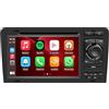 Hualingan per Audi A3 8P Radio Doppio Din Car Stereo Dash Kit Aggiornamento 7 pollici Touch Screen Radio A3 CarPlay Android Navigazione GPS Supporto Telecamere di Backup Netflix Spotify Prime Video Twitch