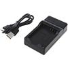 JHD Caricabatteria USB per Canon LP-E5 EOS 1000D 450D 500D Kiss F Kiss X2 Rebel Xsi